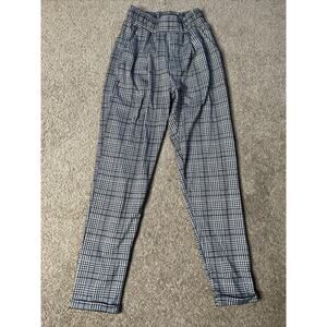 Women’s Size Small Special One International by Rock Black & White Plaid Pants
